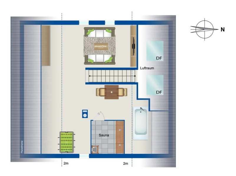 Grundriss Dachgeschoss