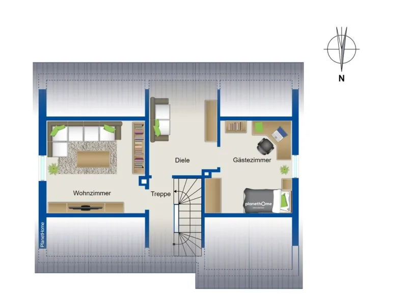 Grundriss Dachgeschoss