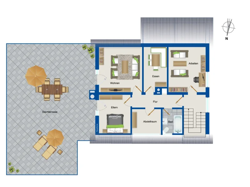 Grundriss Dachgeschoss