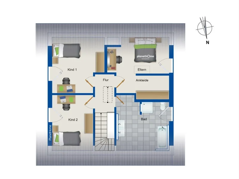 Grundriss Dachgeschoss