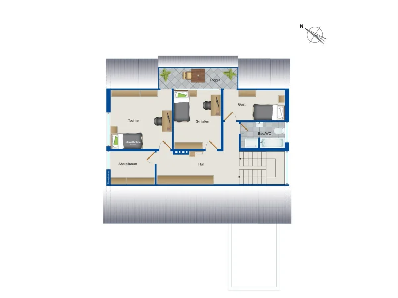 Grundriss Dachgeschoss