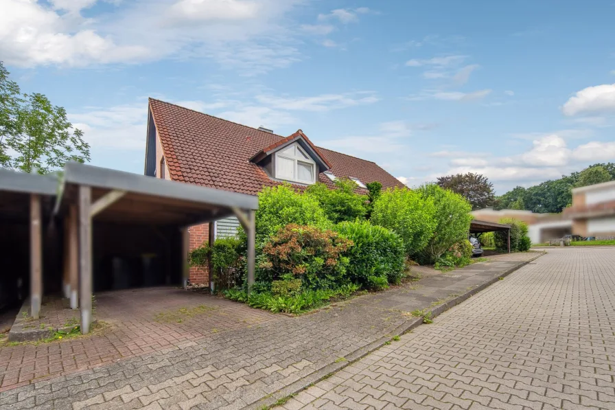 Hausansicht - Zinshaus/Renditeobjekt kaufen in Geesthacht - Vollvermietetes 3-Parteien Mehrfamilienhaus in bester Lage von Geesthacht