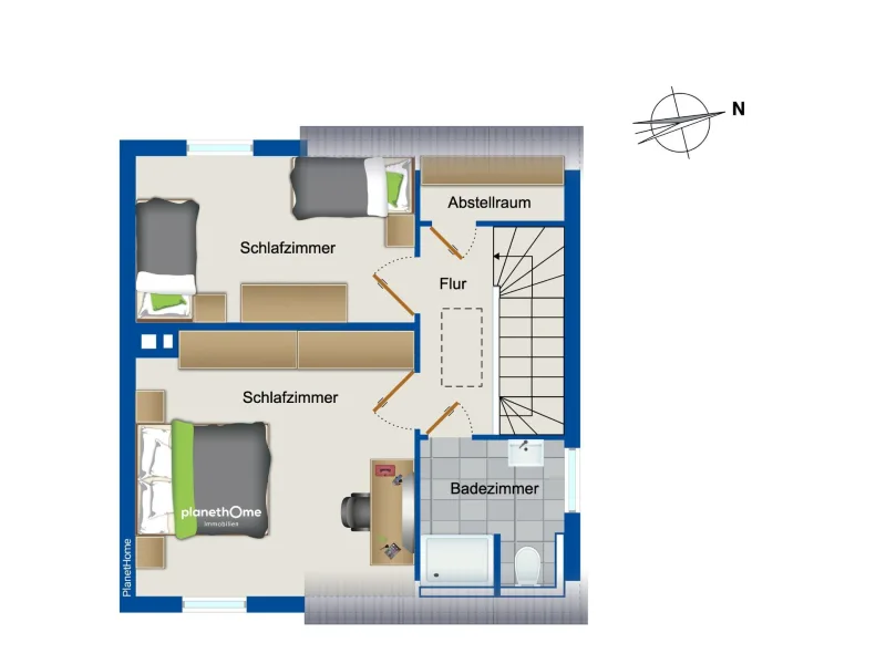 Grundriss Obergeschoss