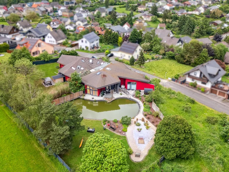 Gesamtansicht - Haus kaufen in Heidenrod - Eine besondere Immobilie der Extraklasse mit vielen Gestaltungsmöglichkeiten in Heidenrod