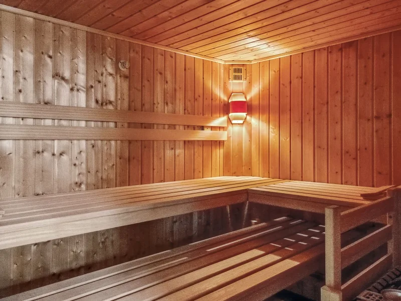 Sauna im Untergeschoss