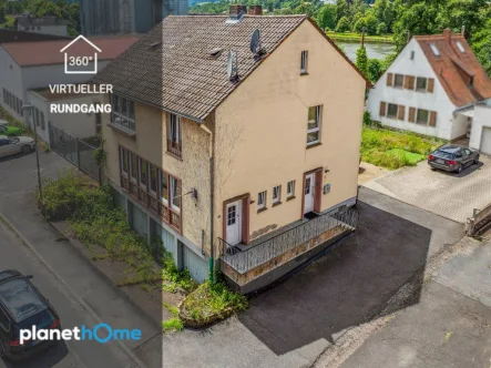 Außenansicht 1 - Haus kaufen in Elsenfeld - Schönes Domizil in Elsenfeld am Mainufer mit viel Potenzial