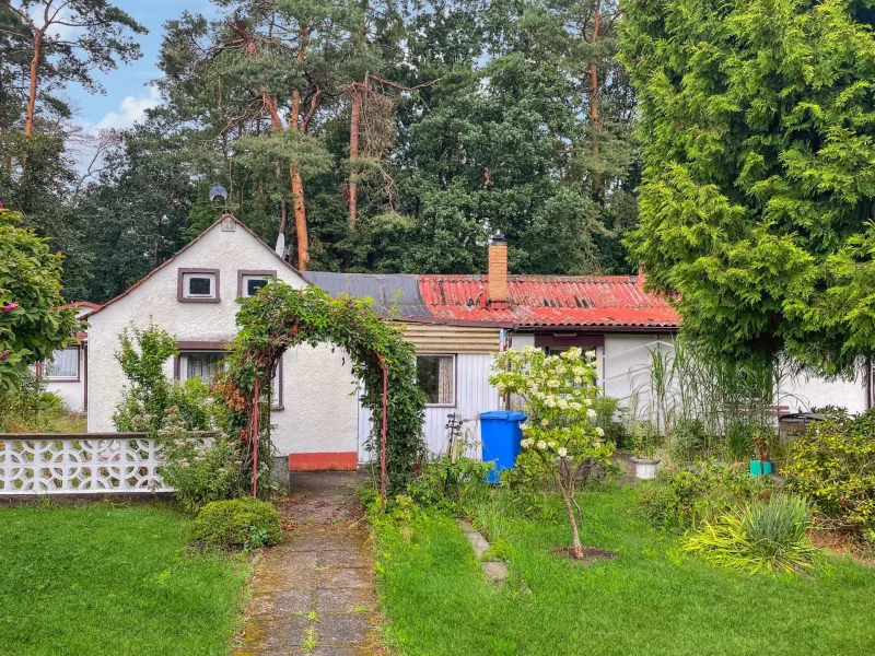 Bungalow auf hinterem Teil