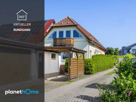 Titelbild - 360 Rundgang - Haus kaufen in Diedrichshagen - Kleine Ostseeperle in Diedrichshagen - Doppelhaushälfte mit Garten und Garage