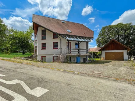 Ansicht neu  - Haus kaufen in Krauchenwies - Großzügig gestaltetes Einfamilienhaus in Göggingen