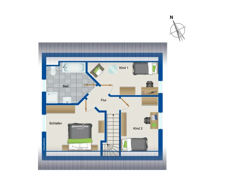 Grundriss Dachgeschoss