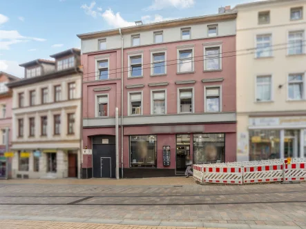 Außenansicht 1 - Haus kaufen in Schwerin - Vollvermietetes Wohn- und Geschäftshaus im Zentrum der Landeshauptstadt Schwerin