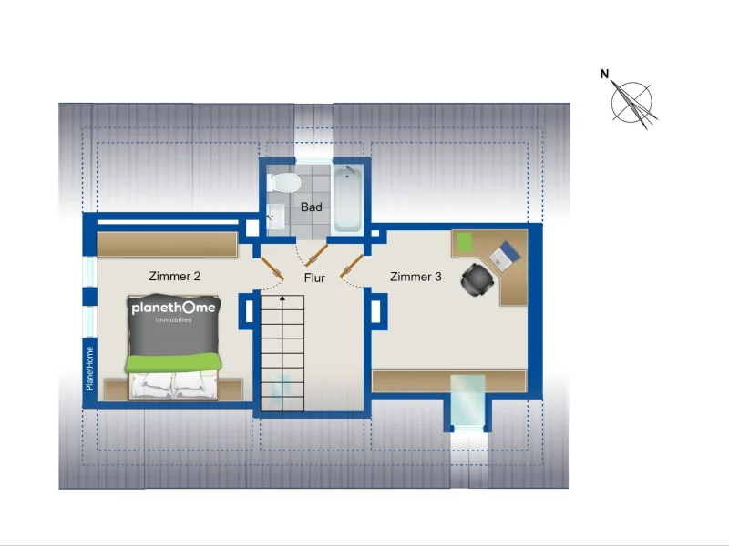 Grundriss Dachgeschoss