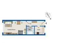 Grundriss Apartment 2