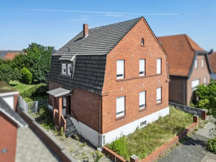 Hausansicht 1 - Haus kaufen in Rheine - Grundstück mit Stadthaus: Entweder sanieren oder neu bauen in zentraler Lage von Rheine