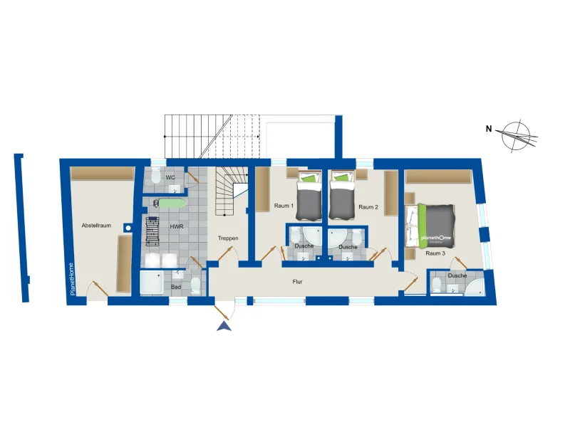 Grundriss Wohnung EG