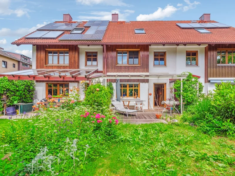 Haus und Garten - Haus kaufen in Olching - Erbbaurecht! Bezugsfreies, charmantes und ruhig gelegenes Reihenmittelhaus in Olching Neu-Esting