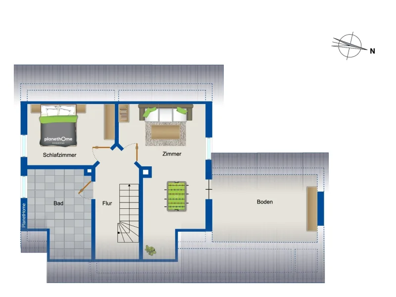 Grundriss Dachgeschoss