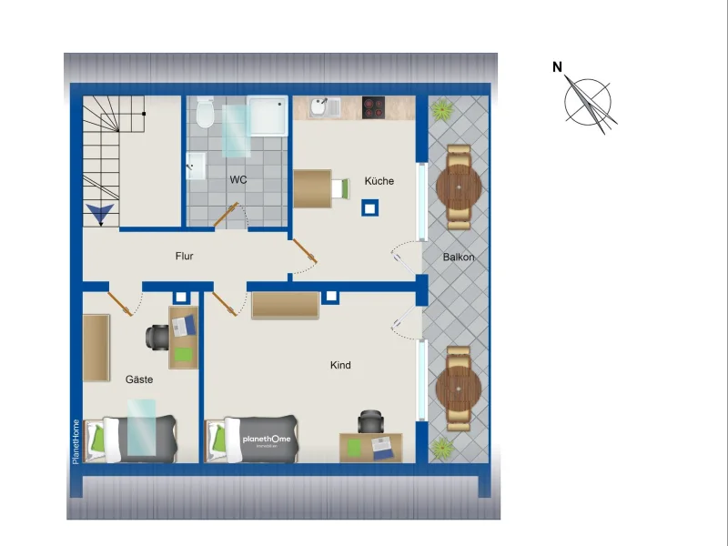 Grundriss Dachgeschoss