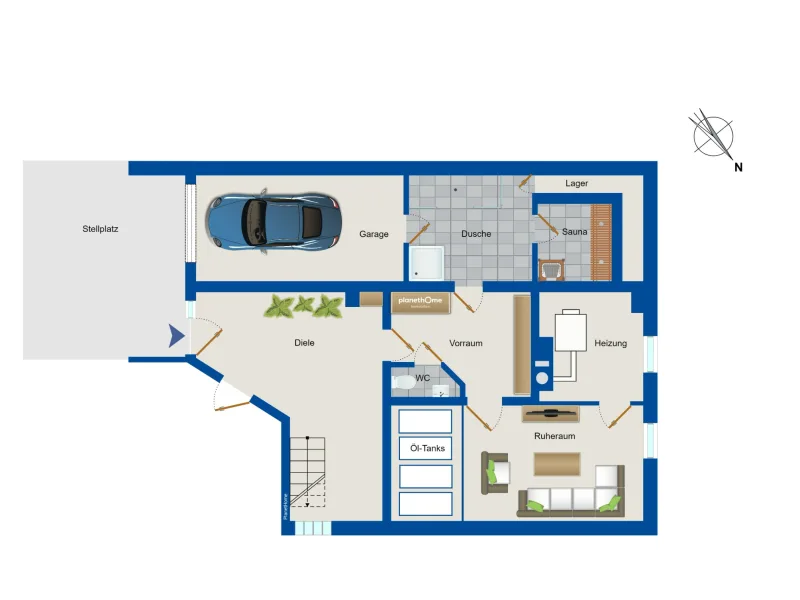 Grundriss Neubau - EG