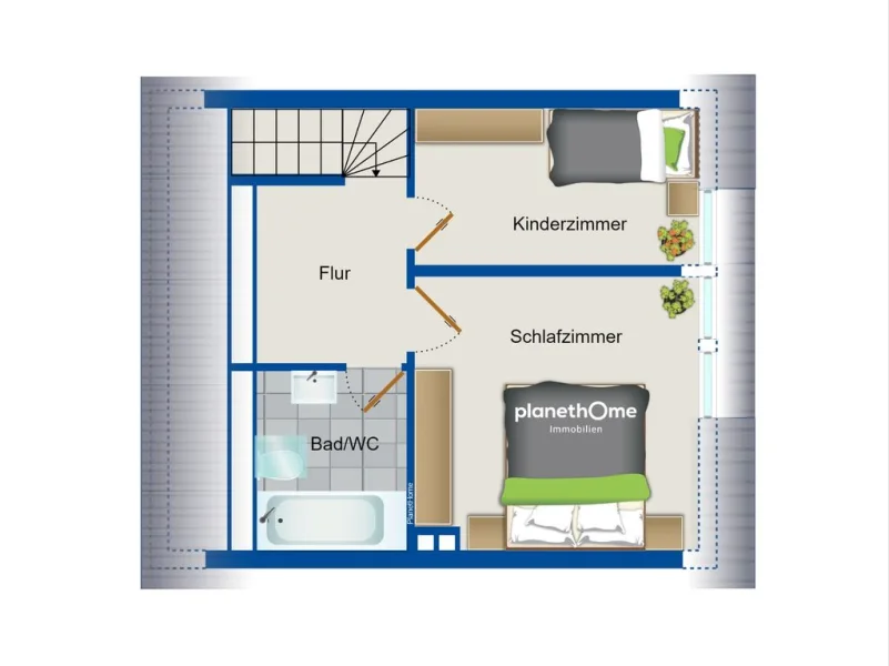 Grundriss Dachgeschoss