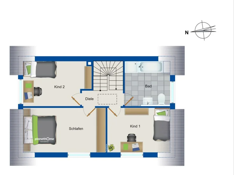 Grundriss Dachgeschoss