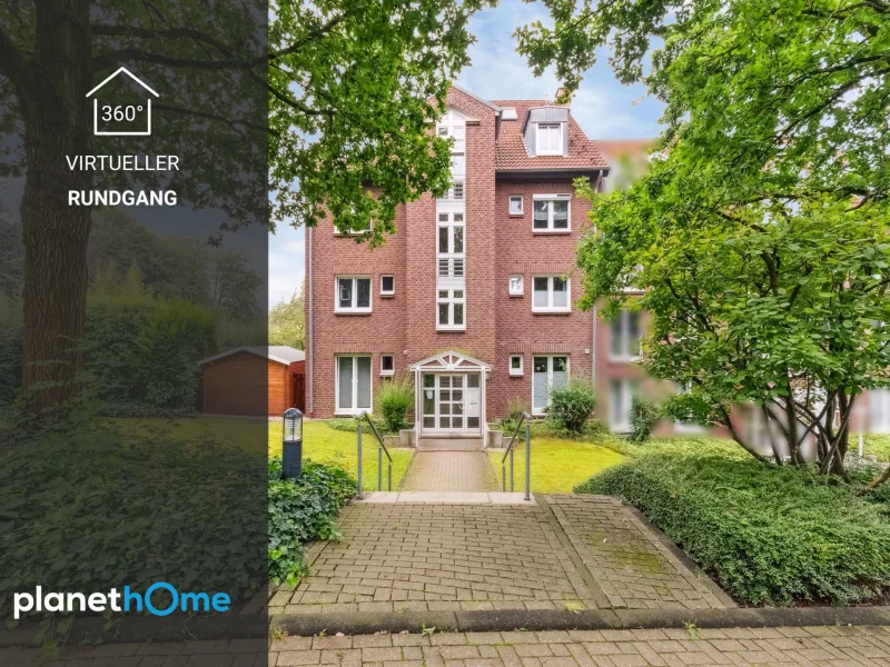 Frontansicht - Wohnung kaufen in Mülheim an der Ruhr - Modernisierte 2-Zimmer-Maisonettewohnung mit Balkon in Mülheim-Mellinghofen 