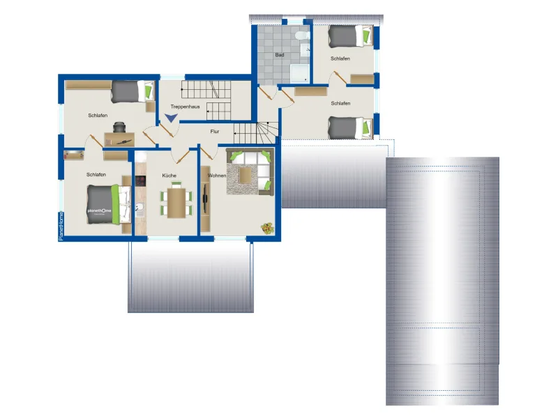 Grundriss Obergeschoss