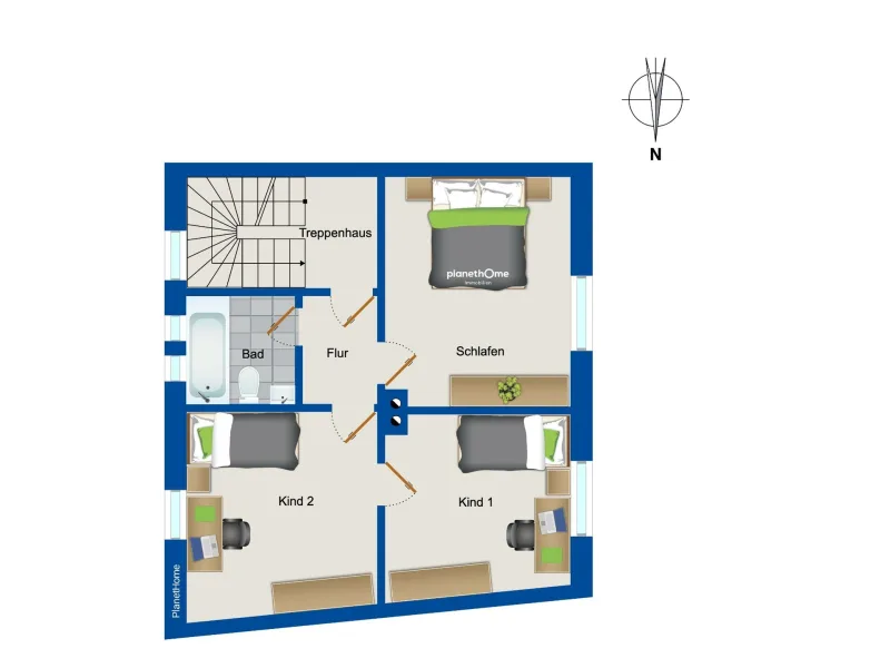 Grundriss 1.Obergeschoss