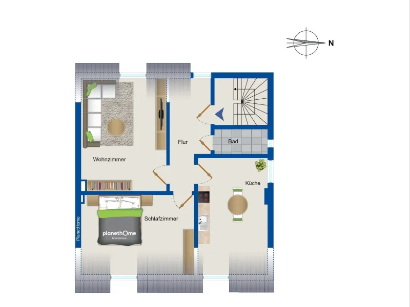 Grundriss Dachgeschoss