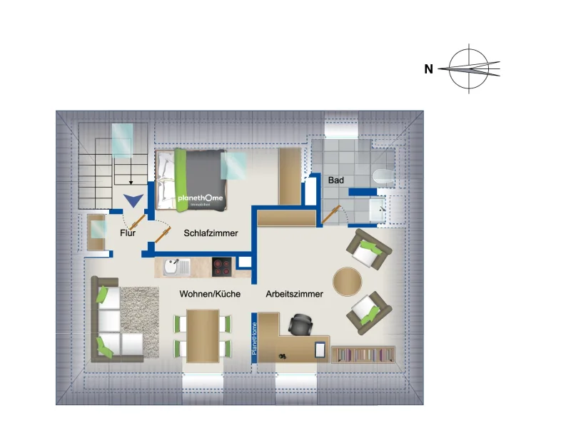 Grundriss Dachgeschoss