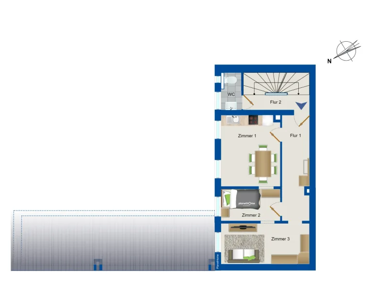 Grundriss 2.Obergeschoss