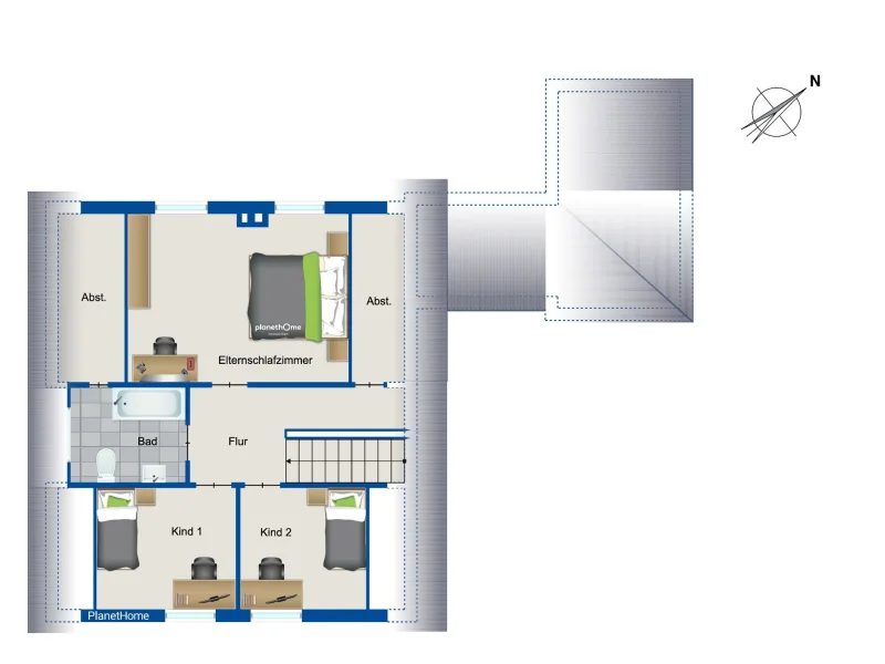 Grundriss - Dachgeschoss