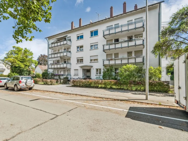 Ansicht Haus - Wohnung kaufen in Singen (Hohentwiel) - Vermietete 3-Zimmer-Wohnung in Singen (Hohentwiel)