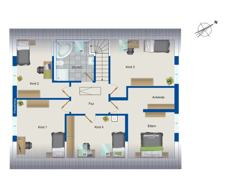 Grundriss Dachgeschoss