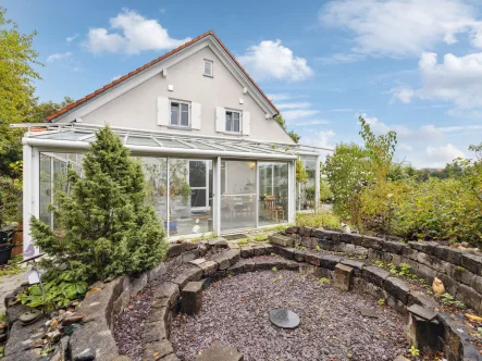 Conversation Pit - Haus kaufen in Hohenpolding - Lichtdurchflutetes Einfamilienhaus mit Einliegerwohnung in absolut sonniger Lage von Hohenpolding