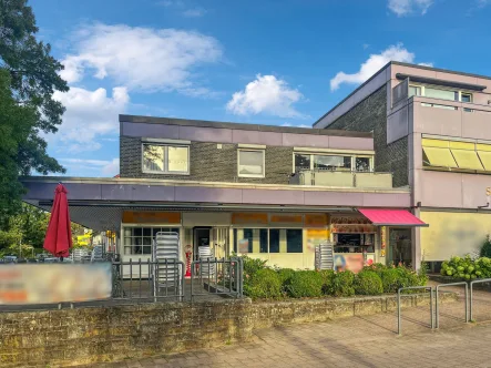 Außenansicht - Wohnung kaufen in Bad Iburg - Attraktive 2-Zimmer-Wohnung mit Balkon in bester Lage direkt am Schloss von Bad Iburg