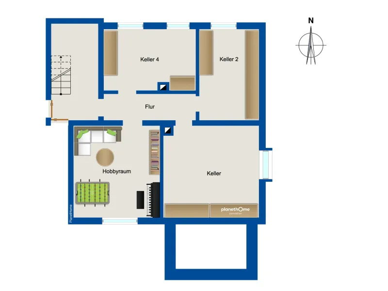 Grundriss Untergeschoss