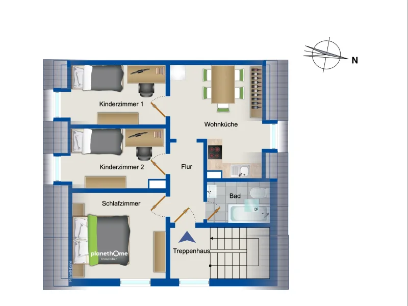 Grundriss Dachgeschoss