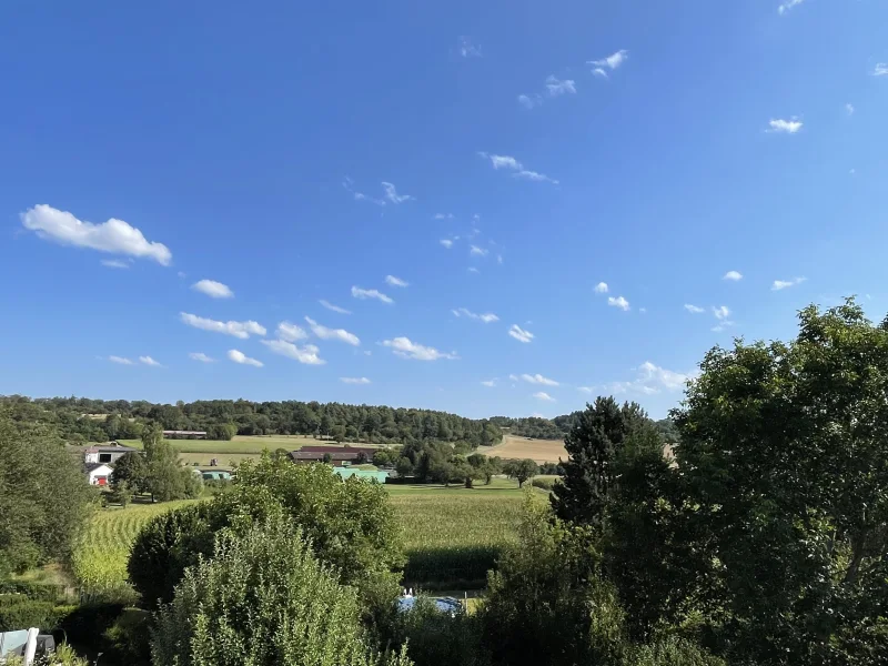 Aussicht vom Balkon