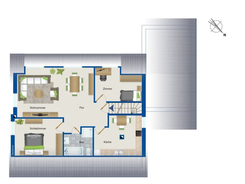 Grundriss Dachgeschoss