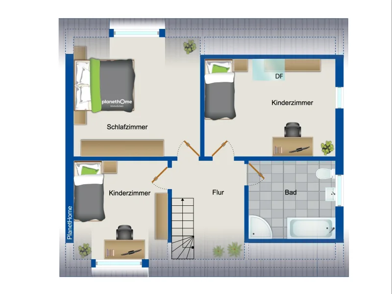 Grundriss 1.Obergeschoss