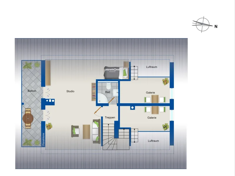 Grundriss Dachgeschoss