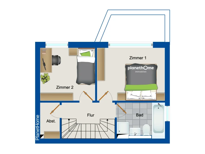 Grundriss Obergeschoss