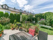 Terrasse mit Blick Garten