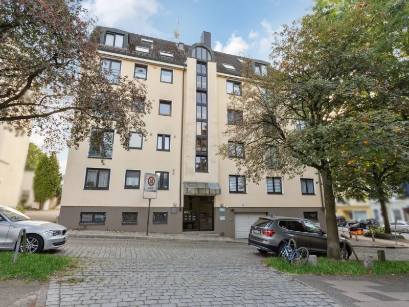 Hauptbild Ansicht - Wohnung kaufen in Hamburg - Helle 3-Zimmer-Wohnung mit Südwest-Balkon  in Hamburg-Harburg Nähe Lohmühlenpark und Alter Friedhof