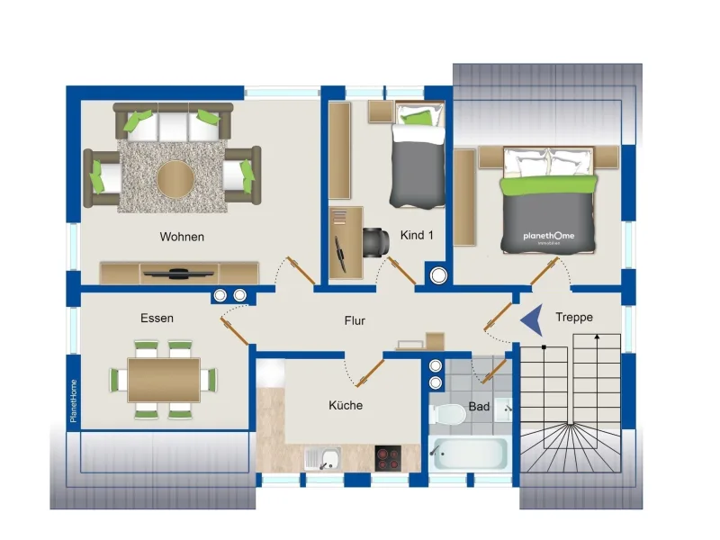 Grundriss Dachgeschoss