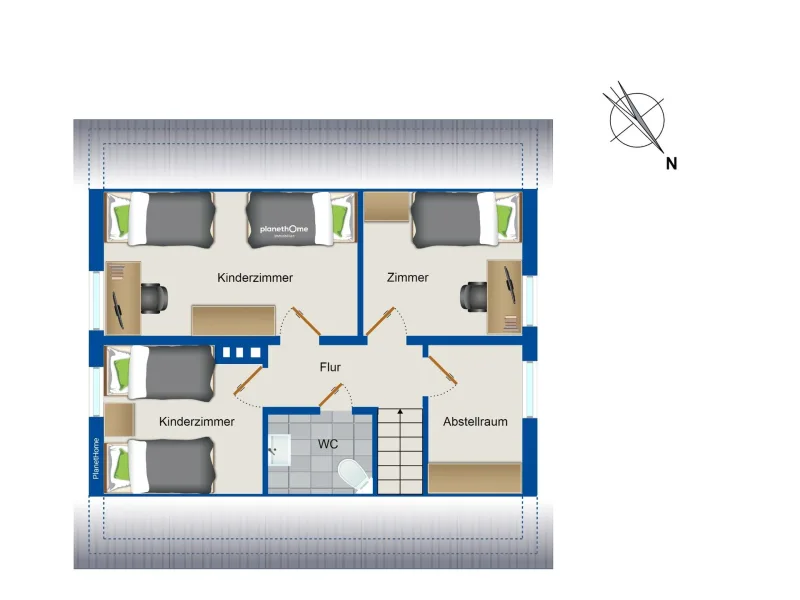 Grundriss Dachgeschoss