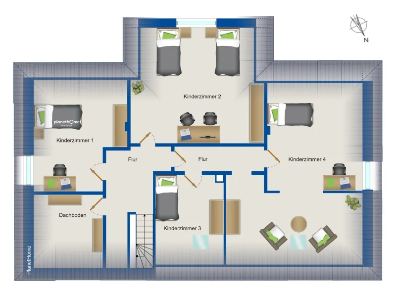 Grundriss Dachgeschoss