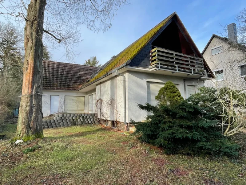 Hausansicht - Haus kaufen in Berlin - Ruhige Straße und exklusives Wohnen mit Kamin - Großes EFH in Toplage von Berlin-Wannsee