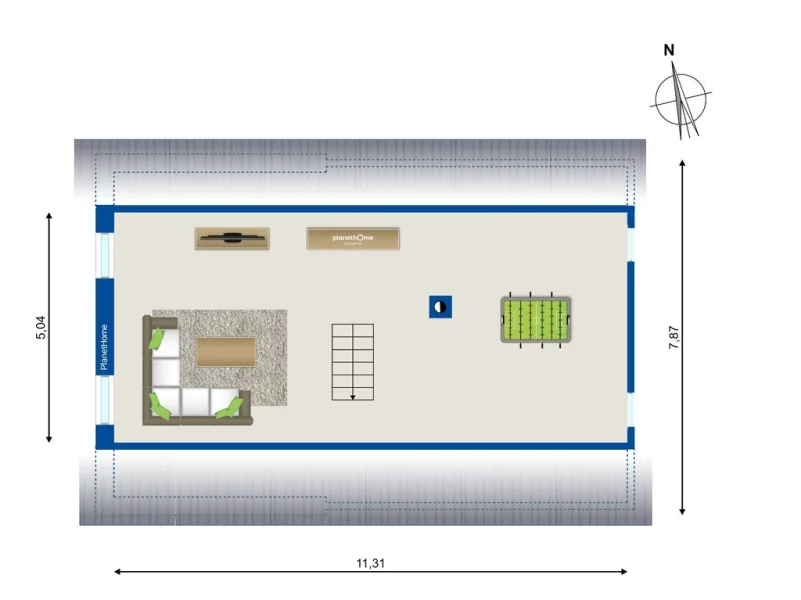 Grundriss Dachgeschoss